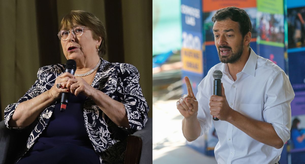 Michelle Bachelet y Tomás Vodanovic