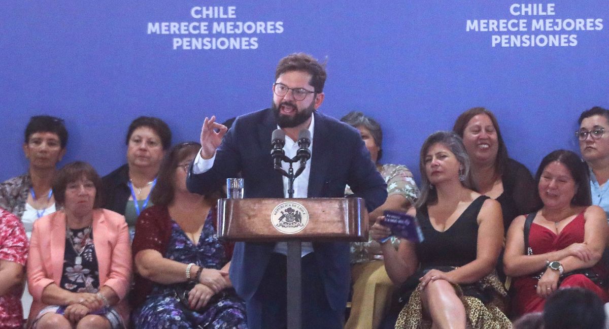 Gabriel Boric pensiones