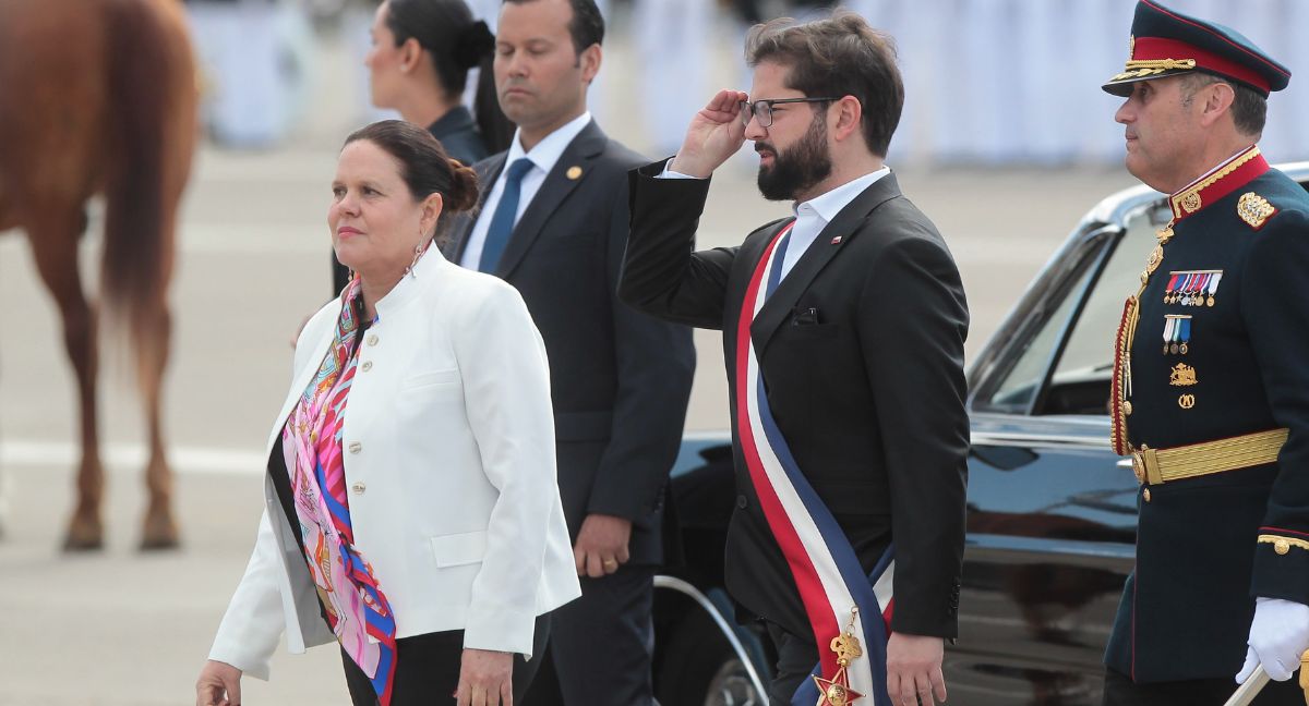 Maya Fernández y Gabriel Boric