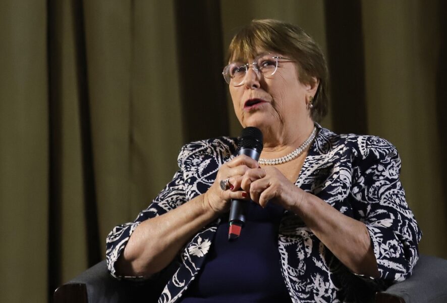 Michelle Bachelet. Foto: Agencia Uno