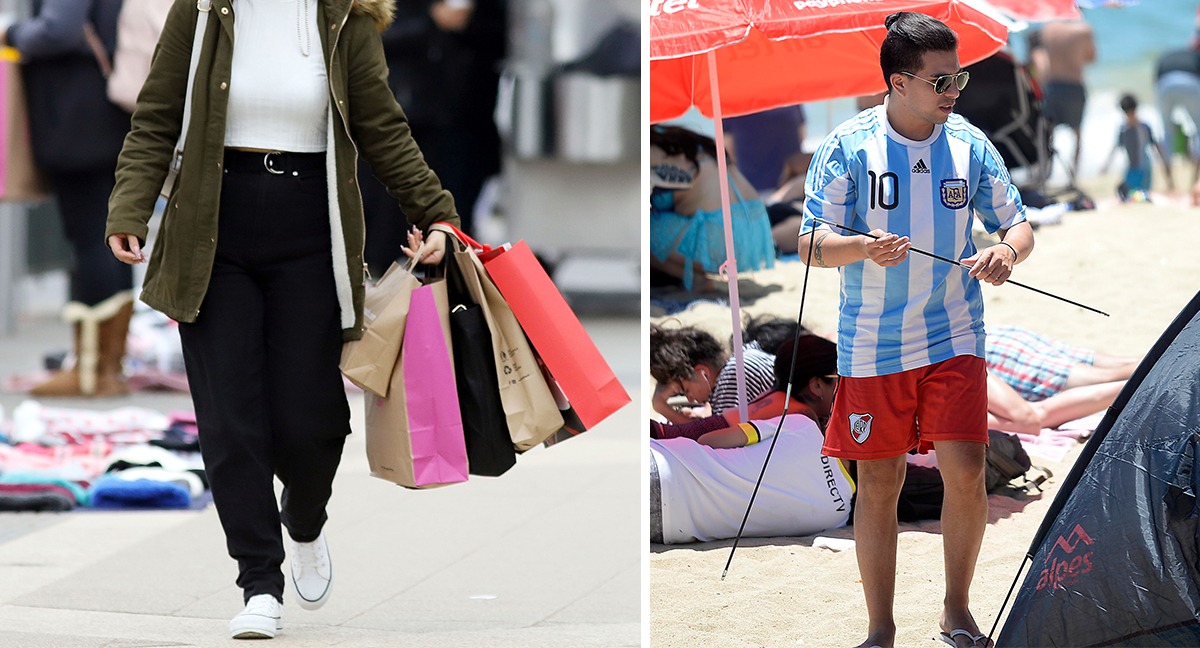 Turistas argentinos