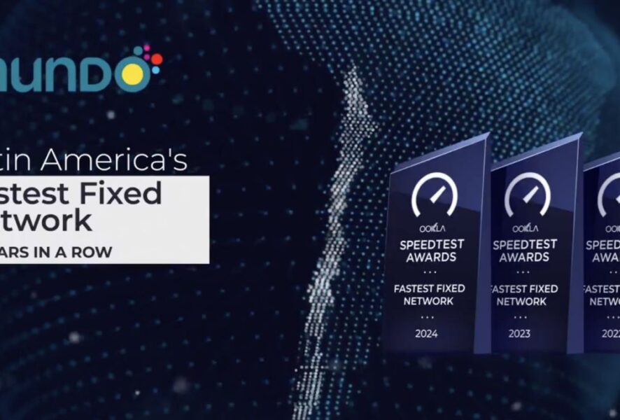 Gráficas en el que se elige a Mundo Pacífico como el mejor internet de América Latina.