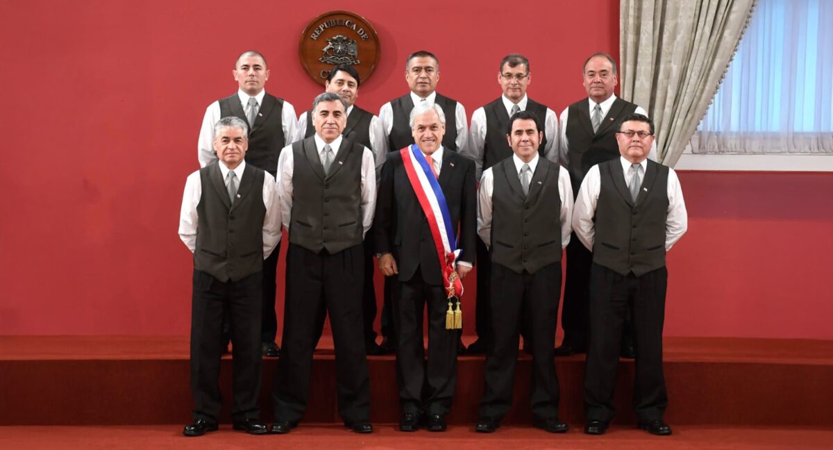 Los garzones de Piñera.
