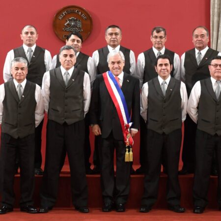 Los garzones de Piñera.