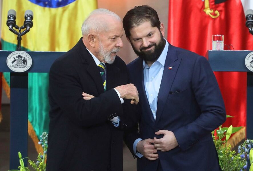 Gabriel Boric y Lula da Silva