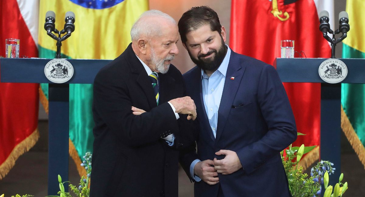 Gabriel Boric y Lula da Silva
