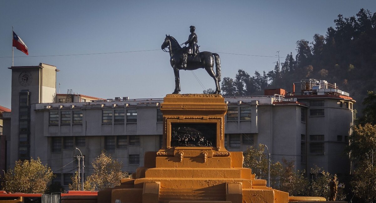 Monumento del General Baquedano. Foto: Agencia Uno