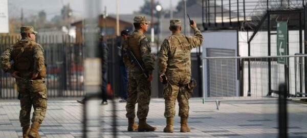 Miembros del Ejército durante las pasadas elecciones municipales y regionales de octubre de 2024. Foto: Ejército de Chile