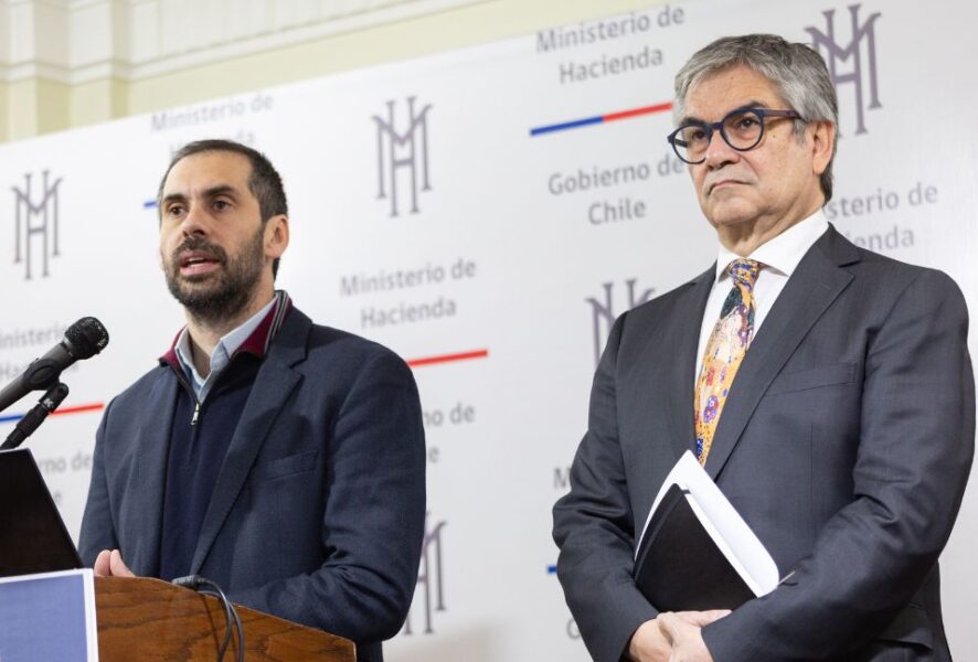Mario Marcel y Nicolás Grau