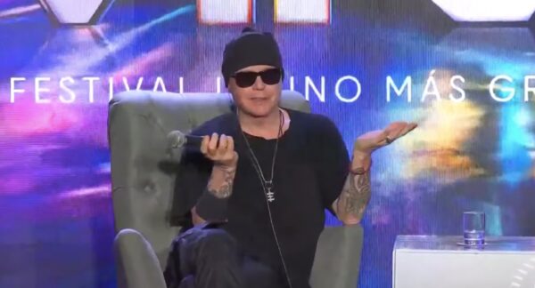 Ian Astbury, vocalista de The Cult. Foto: Captura Mega