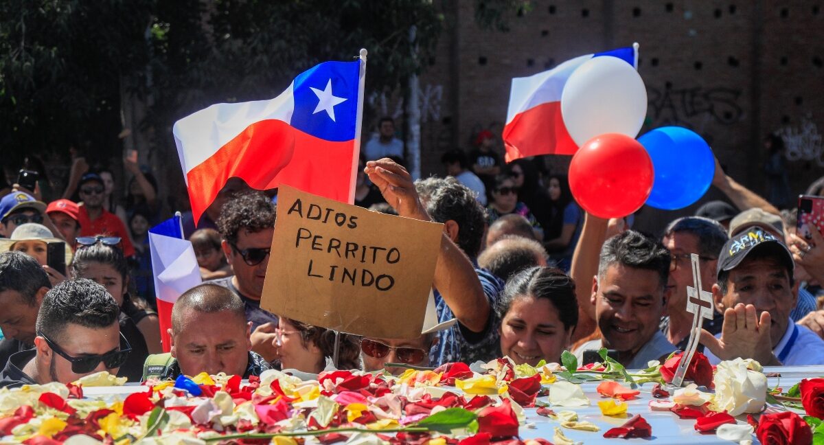 El homenaje a Miguel "Negro" Piñera en la Pérgola de Las Flores. Foto: Agencia UNO