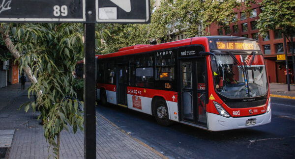 Bus Red en la Región Metropolitana
