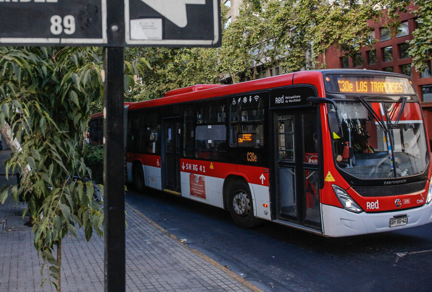 Bus Red en la Región Metropolitana