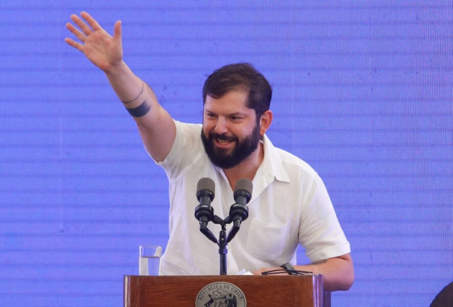 Gabriel Boric. Foto: Agencia Uno