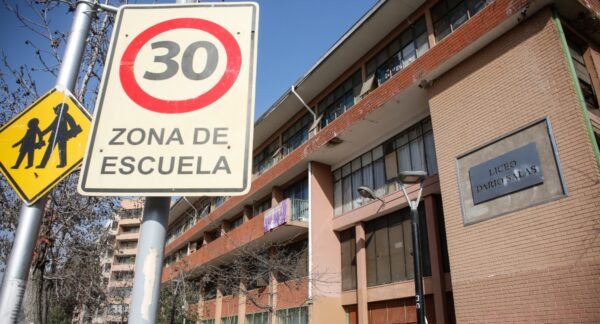 Liceo Darío Salas de Santiago. Foto: Agencia Uno