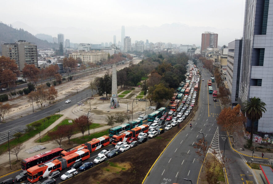 tasa de motorización en Chile
