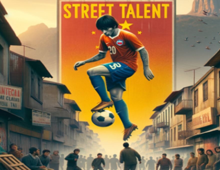 Imagen de futbol callejero