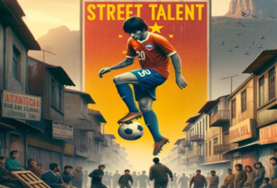 Imagen de futbol callejero