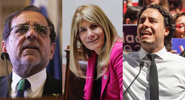 Jaime Mulet, Ximena Rincón y Vlado Mirosevic
