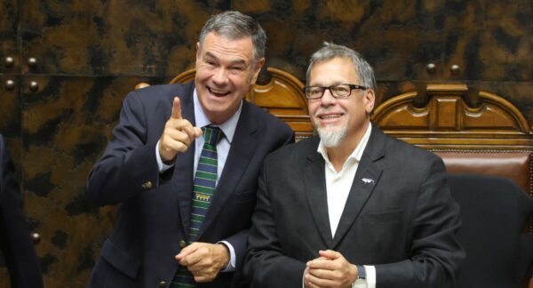 José Manuel Ossandón y Ricardo Lagos Weber