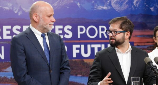 Álvaro Elizalde y Gabriel Boric