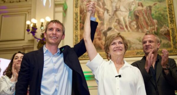 Juan Manuel Santa Cruz y Evelyn Matthei