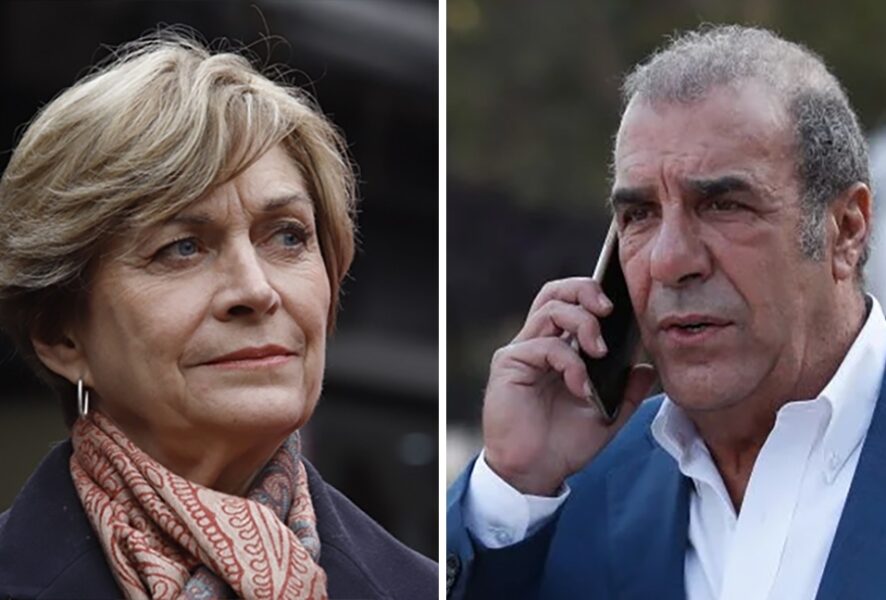 Sergio Hirane y Evelyn Matthei