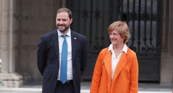 Jaime Bellolio y Evelyn Matthei