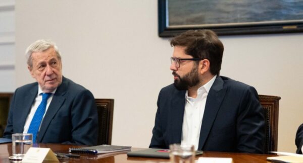 Alberto Van Klaveren y Gabriel Boric