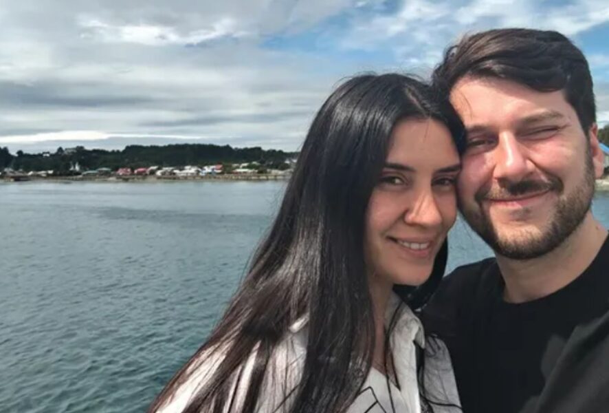 Fiona Bonati y Simón Boric