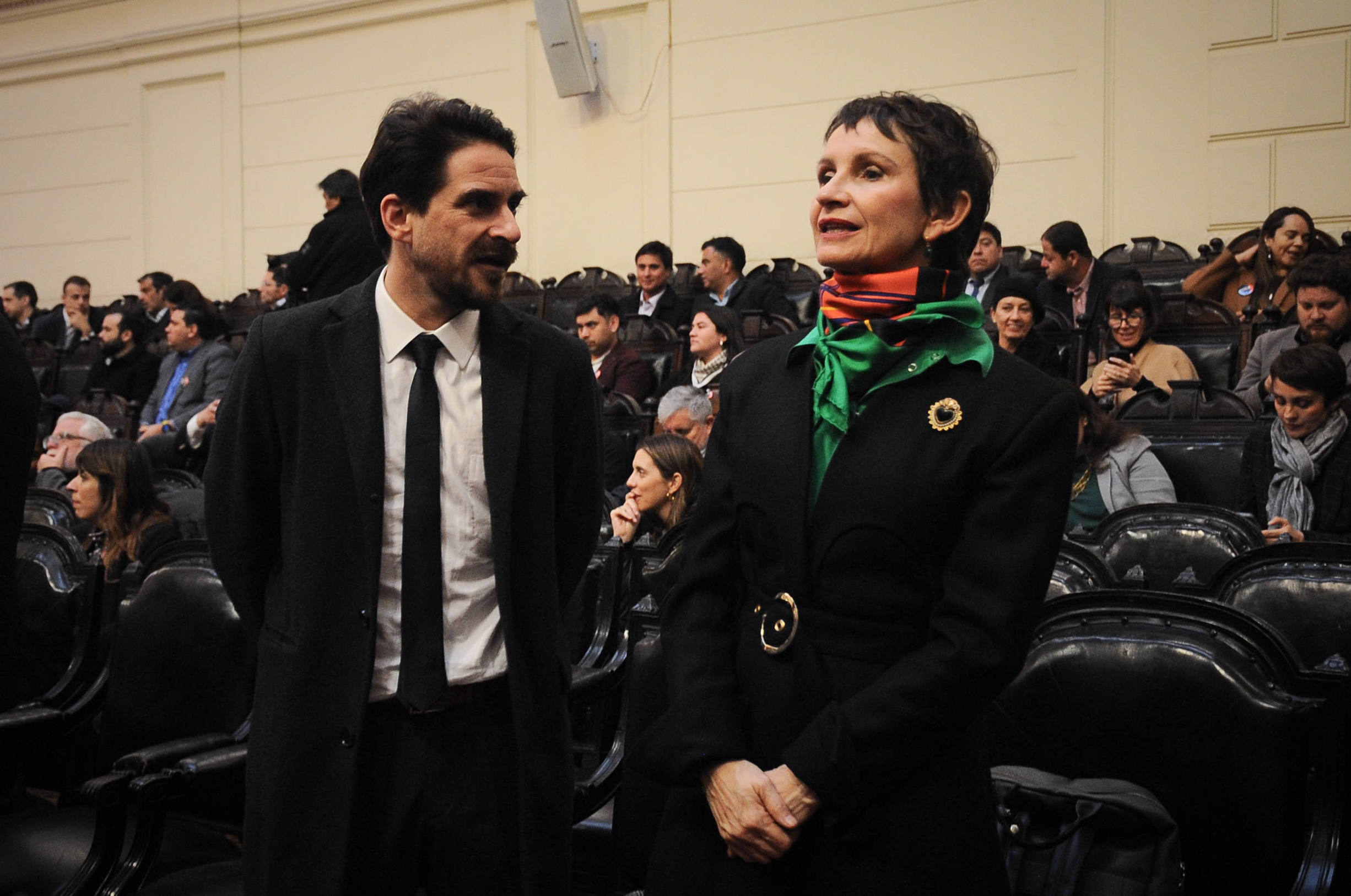 Gonzalo Winter y Carolina Tohá
