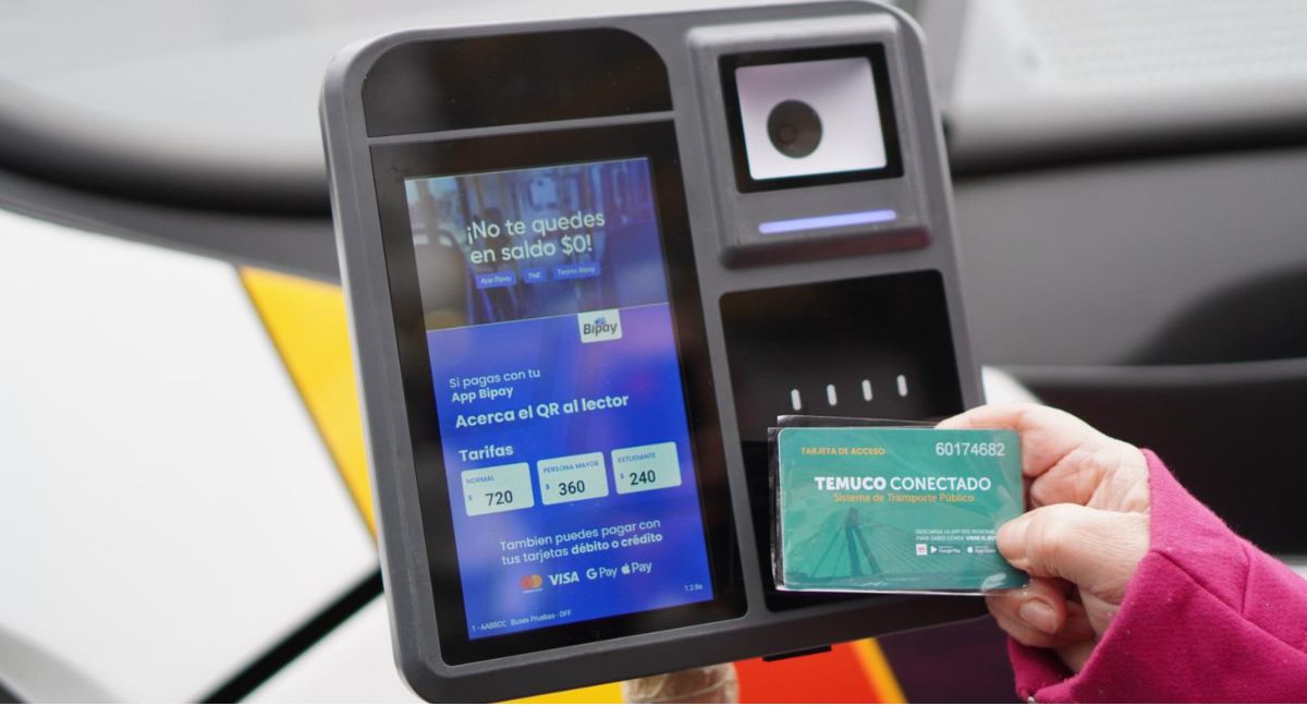 Temuco se suma a las ciudades con pago electrónico de transporte público