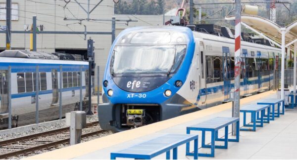 Avance del tren en La Araucanía