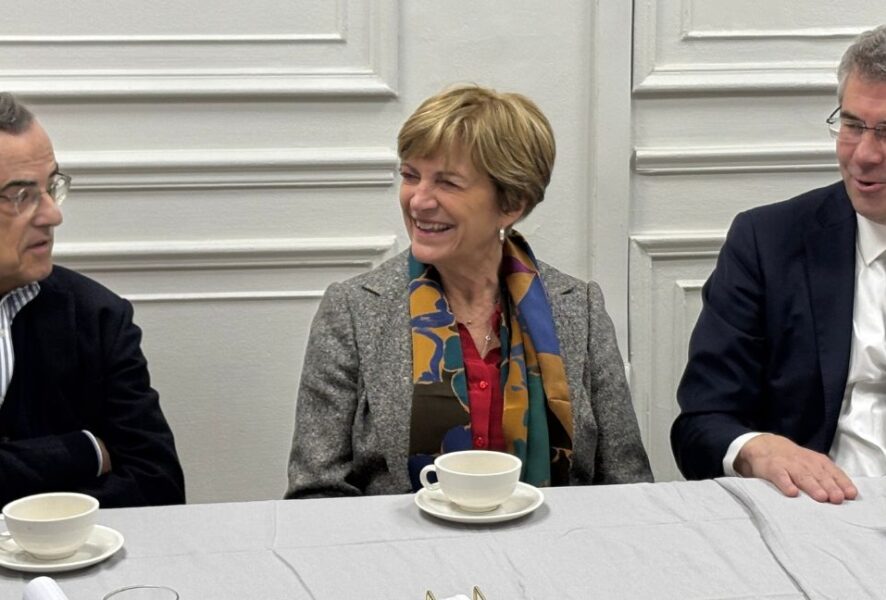 Evelyn Matthei, René Cortázar y Andrés Jouannet