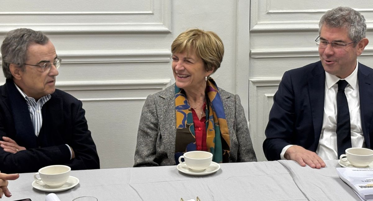 Evelyn Matthei, René Cortázar y Andrés Jouannet