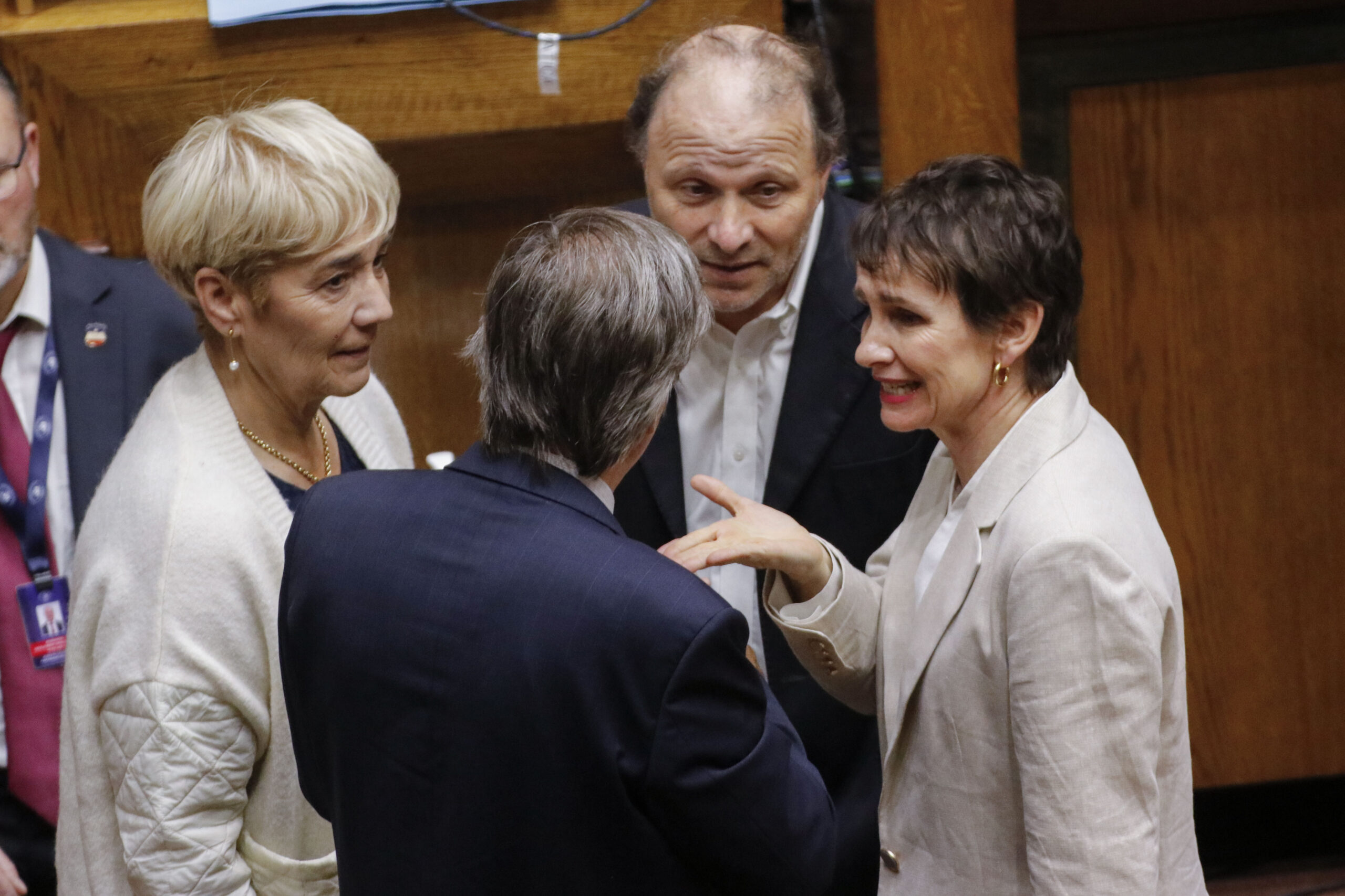 Luz Ebensperger, Luciano Cruz-Coke y Alfonso de Urresti