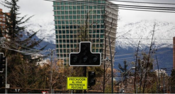 Lluvia en Santiago