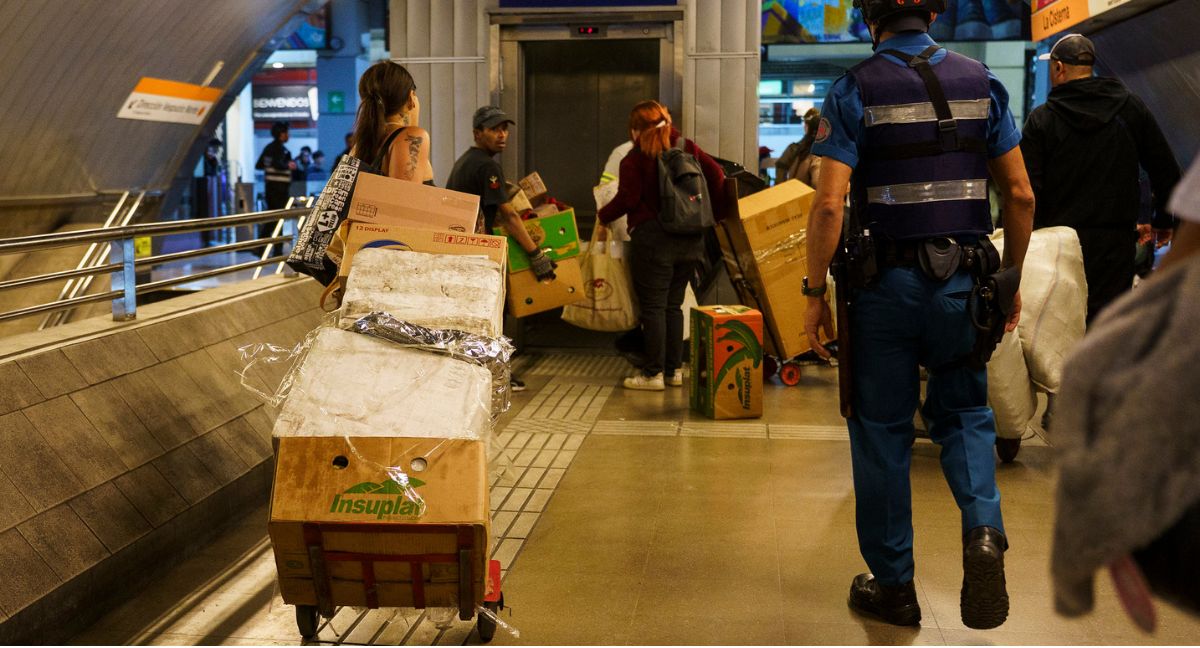 Comercio Ambulante en el Metro