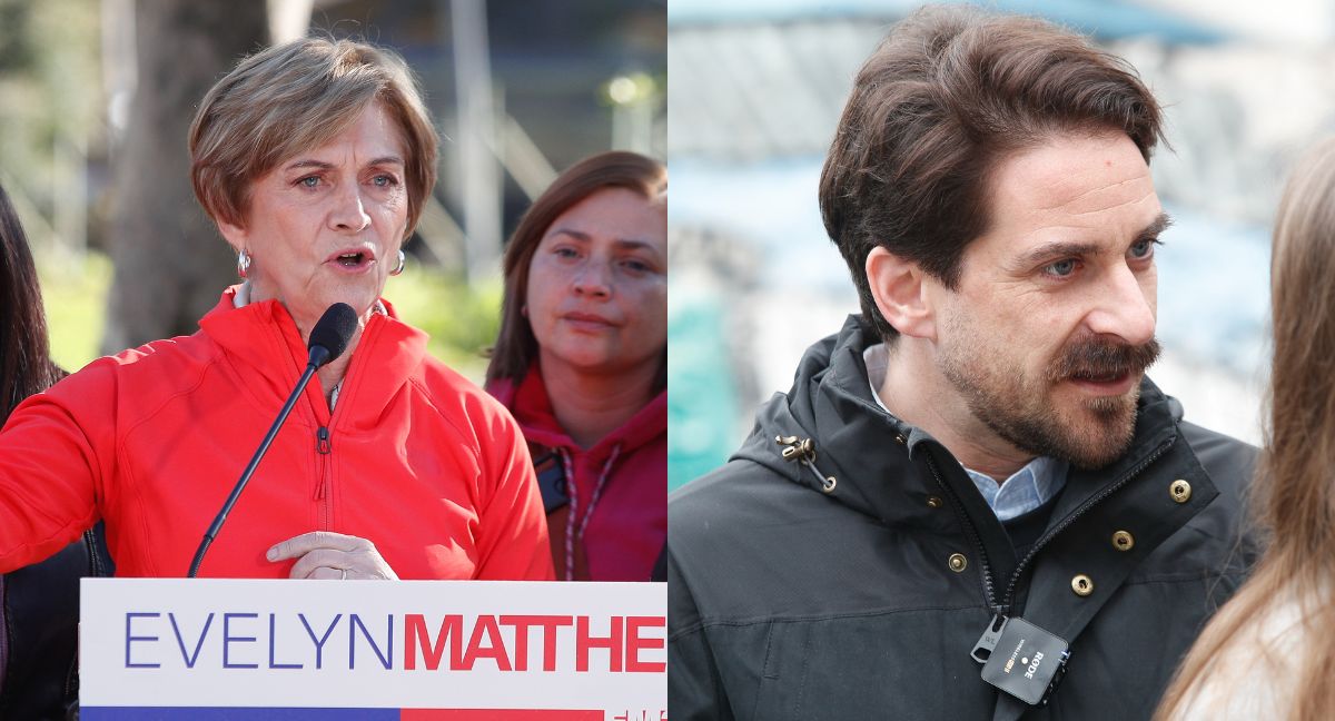 Evelyn Matthei y Gonzalo Winter