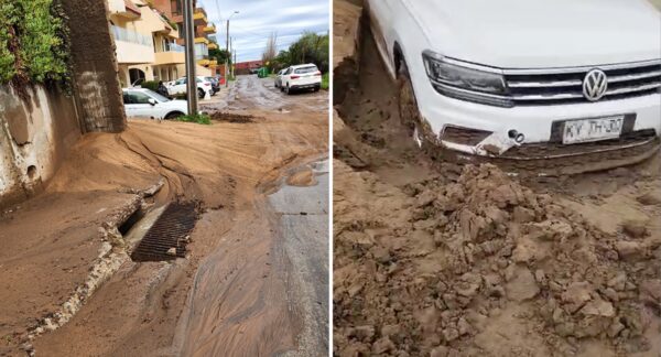 Vecinos alertan de un posible nuevo socavón en Reñaca