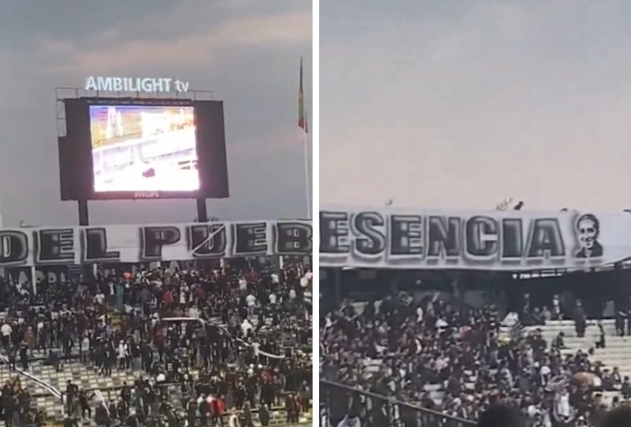Hinchas de Colo Colo son amenazados por subirse a los techos del Estadio Monumental