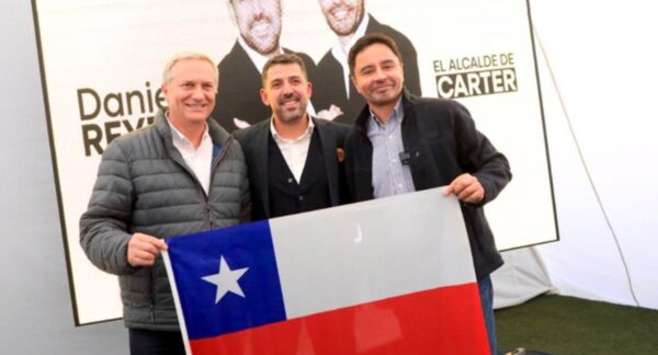 José Antonio Kast, Daniel Reyes y Rodolfo Carter