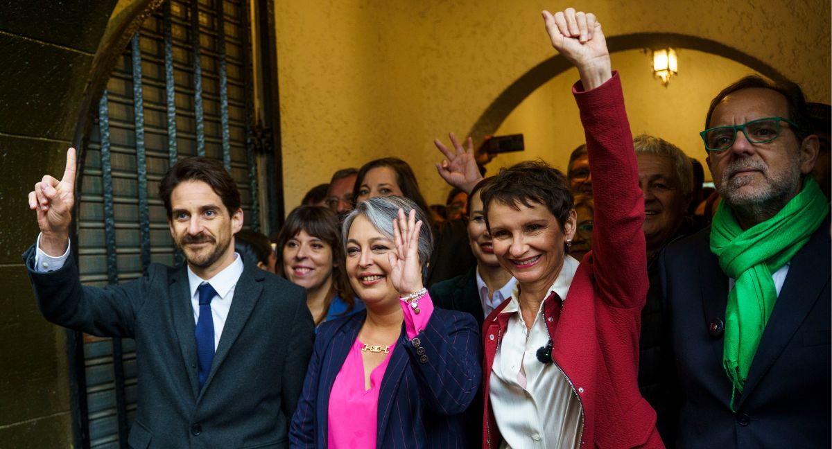 Gonzalo Winter, Jeannette Jara, Carolina Tohá y Jaime Mulet