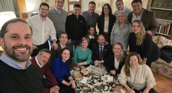 Evelyn Matthei en reunión con alcaldes