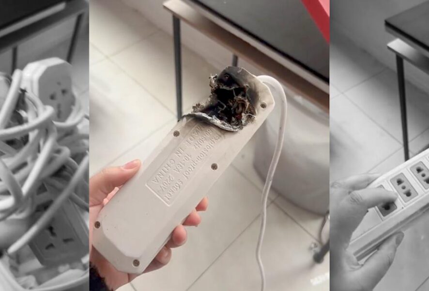 Influencer alerta incendio de alargador comprado en Barrio Meiggs