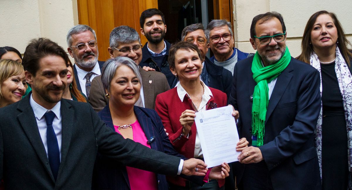 Gonzalo Winter, Jeannette Jara, Carolina Tohá y Jaime Mulet