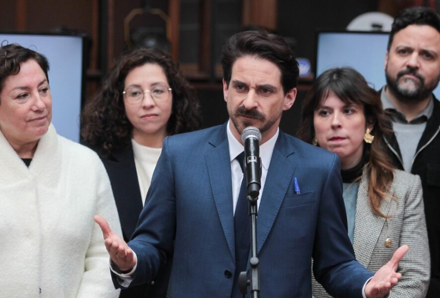 Gonzalo Winter y dirigentes de Chile Vamos