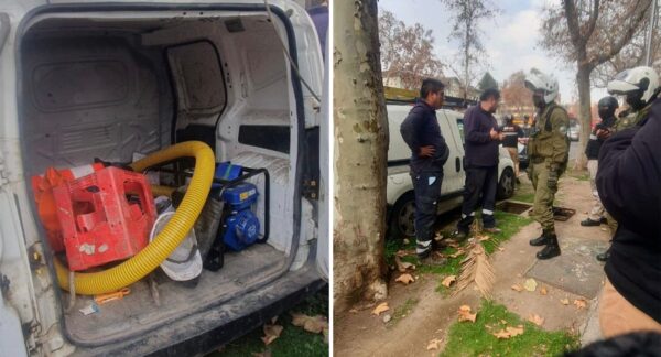 Robo de cables en Santiago