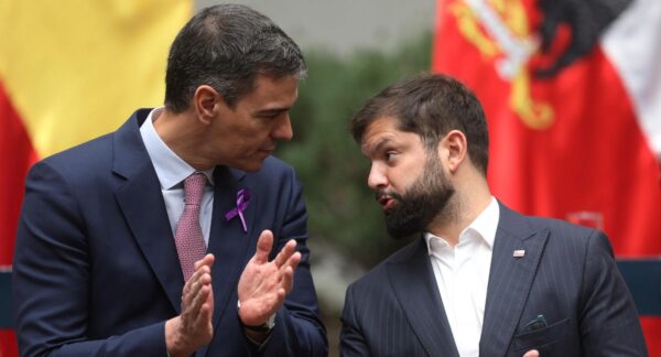 Pedro Sánchez y Gabriel Boric