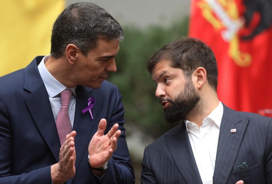 Pedro Sánchez y Gabriel Boric